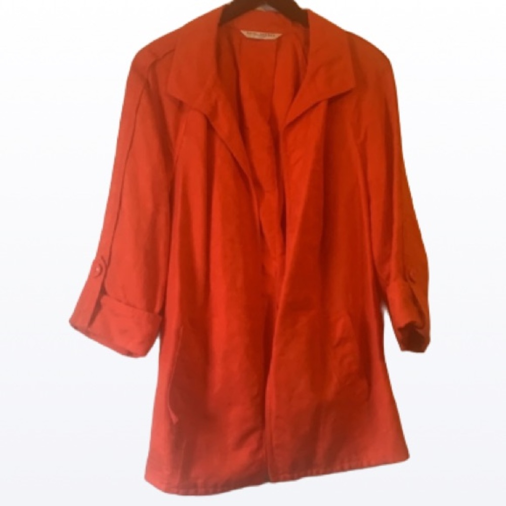 Peter Nygard Orange Open Jacket - image 2